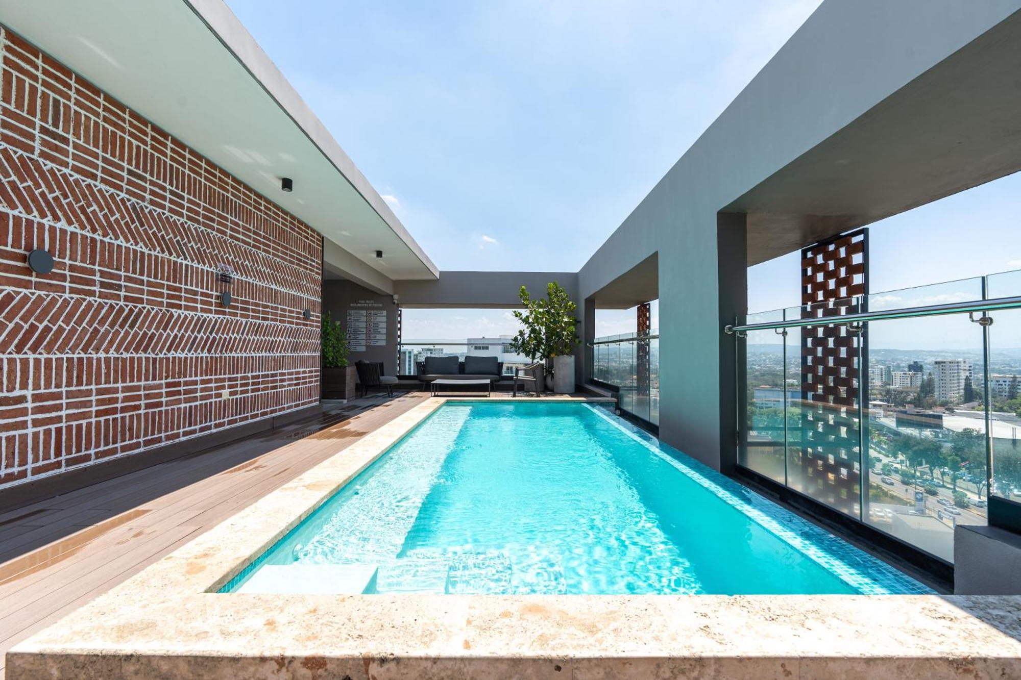Modern Luxury Condo With Rooftop Pool & Gym Santiago De Los Caballeros Esterno foto